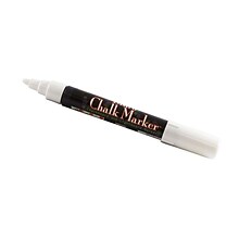 Marvy Uchida® Broad Point Erasable Chalk Markers, White, 2/Pack (526480WHa)