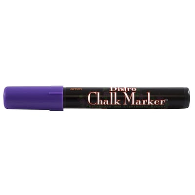 Marvy Uchida® Broad Point Erasable Chalk Markers, Violet Purple, 2/Pack (526480VIa)