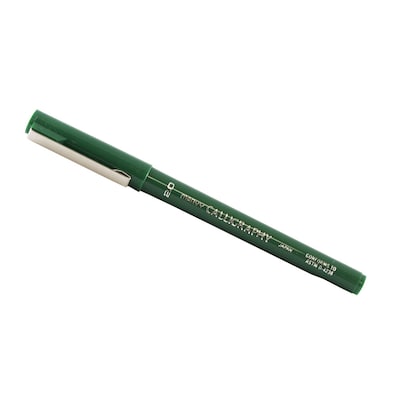 Marvy Uchida Calligraphy Pen Set, Ultra Fine, Green, 2/Pack (6506113a)