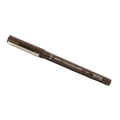 Marvy Uchida Calligraphy Pen Set, Ultra Fine, Brown Markers, 2/Pack (6506112a)
