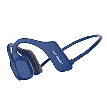 OPN Sound Swym Bluetooth Bone-Conduction Neckband Headphones with Microphone & MP3 Storage, Blue (OS