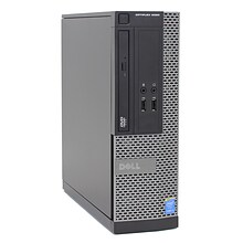 Dell 3020 Small Form Factor Refurbished Desktop Computer, Intel Core i5-4570, 8GB Memory 120GB SSD,