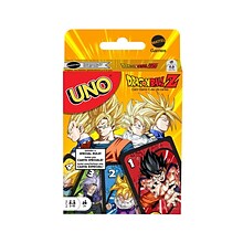 Mattel UNO Dragon ball Z Card Game, 8/Pack