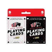 Mattel Wild Twists Playing Cards By UNO, 8/Pack