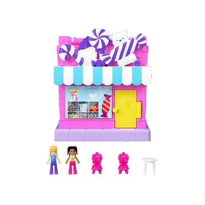 Polly Pocket Pollyville Sweet Store Playset, 3/Pack (HNB03-BULK)