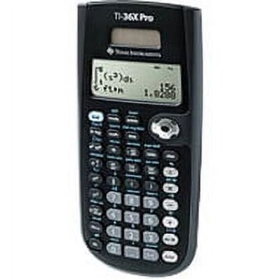 Texas Instruments TI-36X Pro 16 Digits Battery/Solar Powered Scientific Calculator, Black (36PROMV/B
