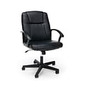 OFM Essentials Collection Executive Office Chair, Bonded Leather, in Black (ESS-6000)