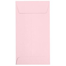 JAM Paper #7 Coin Envelopes, Peel & Press, Candy Pink, 3 1/2 x 6 1/2, 500 Pack (7CO-23-500)