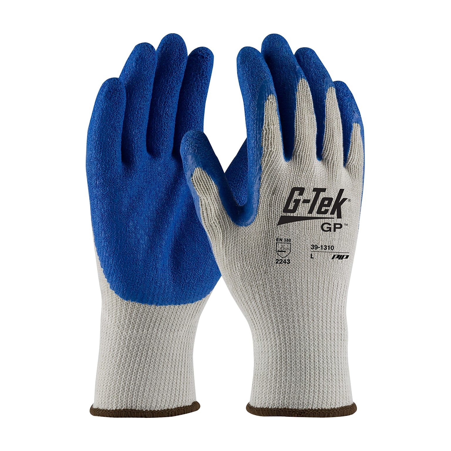 G-Tek Coated Work Gloves, CL Seamless Cotton/Polyester Knit With Latex Coating, S, 12 Pairs (39-1310-S)