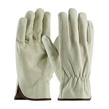 PIP Drivers Gloves, Top Grain Pigskin, Large, Cream (70-361/L)
