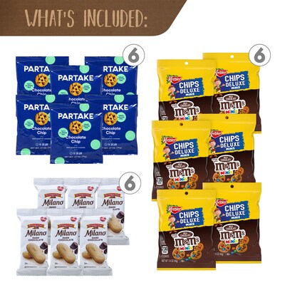Snack Box Pros Cookie Lover's Snack Box, 40 Packs/Box (700-00162)