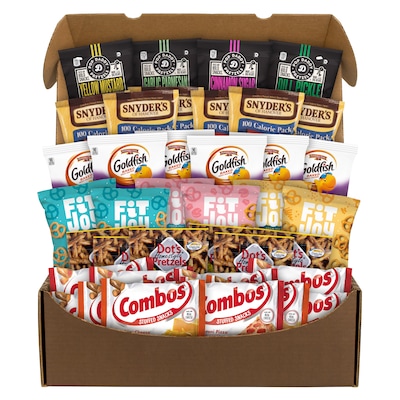 Snack Box Pros Pretzel Lovers Snack Box, 38 Bags/Box (700-00160)