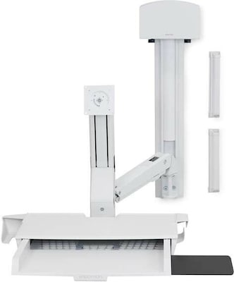 Ergotron StyleView Adjustable Wall Mount, 24 Screen Support, White (45-272-216)