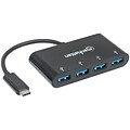 Manhattan SuperSpeed 4-Port USB 3.0 Hub, Black (ICI162746)