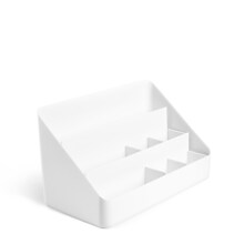 Poppin White Desk Organizer, 12.5W x 7.25H x 6.75D  (105081)