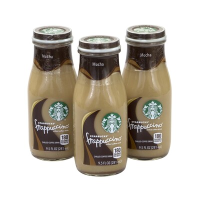 Starbucks Mocha Frappuccino Coffee Drink, 9.5 Oz., 15/Pack (900-00049)