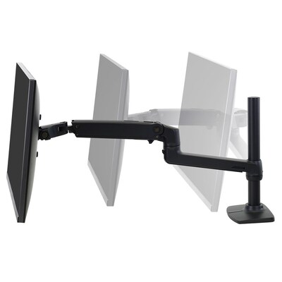 Ergotron LX Desk Monitor Arm, Tall Pole, Black (45-537-224)