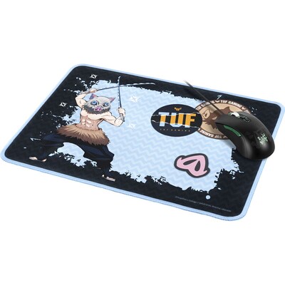 ASUS TUF Non-Slip Rubber Base Gaming x Demon Slayer L.E. Nezuko Kamado Mouse Pad, Black (NC15 TUF GAMING P1 DS HI)