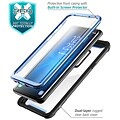 i-Blason Samsung Galaxy S9 Case Ares Rugged Clear Bumper Case Without Built-in Screen Protector, Blu