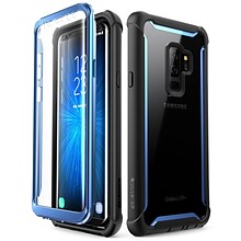 i-Blason Samsung Galaxy S9 Case Ares Rugged Clear Bumper Case Without Built-in Screen Protector, Blu