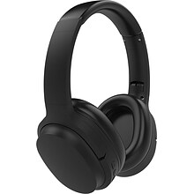 IQ Sound Wireless Noise Canceling Over-Ear Headphones, Bluetooth, Black (IQ-141ANC)