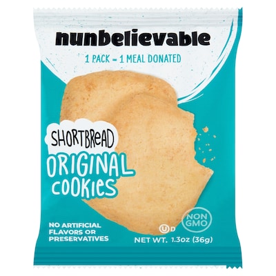 Nunbelievable Original Shortbread Cookie, 1.3 oz., 18/Pack (220-02244)