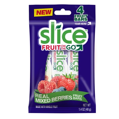 Slice Fruit on the Go Mixed Berry, 1.4 oz, 12/Pack (220-02258)