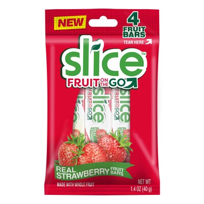 Slice Fruit on the Go Strawberry, 1.4 oz, 12/Pack (220-02259)