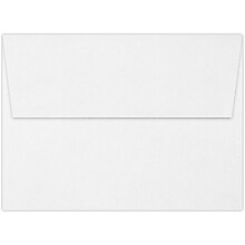 LUX A6 Invitation Envelopes (4 3/4 x 6 1/2) 50/Pack, 70lb. Classic Linen® Avon Brilliant White (4875