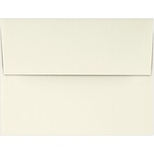 LUX A2 Invitation Envelopes (4 3/8 x 5 3/4) 1000/Pack, 70lb. Classic Linen® Natural White (870-70NWL