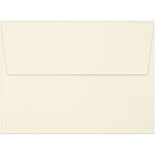 LUX A7 Invitation Envelopes (5 1/4 x 7 1/4) 250/Pack, 70lb. Classic Linen® Natural White (4880-70NWL