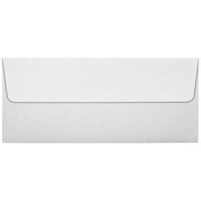 JAM Paper Self Seal Business Envelope, 4 1/8 x 9 1/2, Cotton Gray, 500 Pack (4860-SG-500)