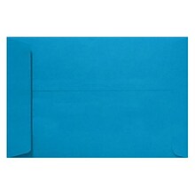 JAM Paper 10 x 13 Open End Envelopes, Pool Blue, 250/Pack (4897-102-250)