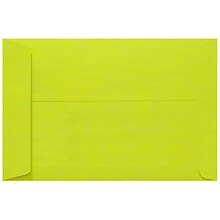 JAM Paper 10 x 13 Open End Envelopes, Wasabi Green, 50/Pack, LUX-4897-L22-50 (LUX-4897-L22-50)