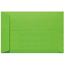 JAM Paper 10 x 13 Open End Envelopes, Limelight Green, 50/Pack, LUX-4897-101-50 (LUX-4897-101-50)