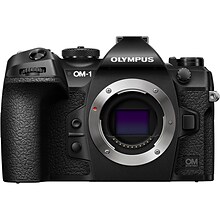 Olympus OM SYSTEM OM-1 20.4 Megapixel Mirrorless Camera Body Only, Black (V210010BU000)