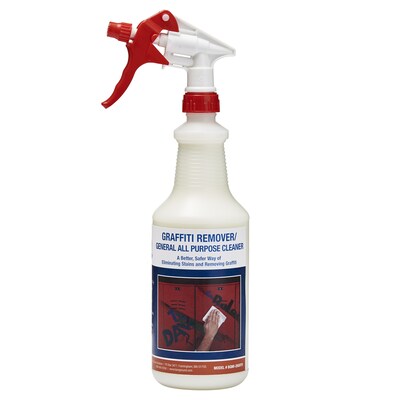 One Shot Coatings by Bare Ground Graffiti Remover and Cleaner, 28 oz. with Trigger Sprayer (BGMI-28G