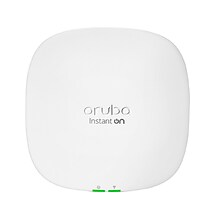 Aruba Instant On AP25 AX 2.5Gbps Dual Band PoE Wi-Fi 6 Access Point, White (R9B27A)