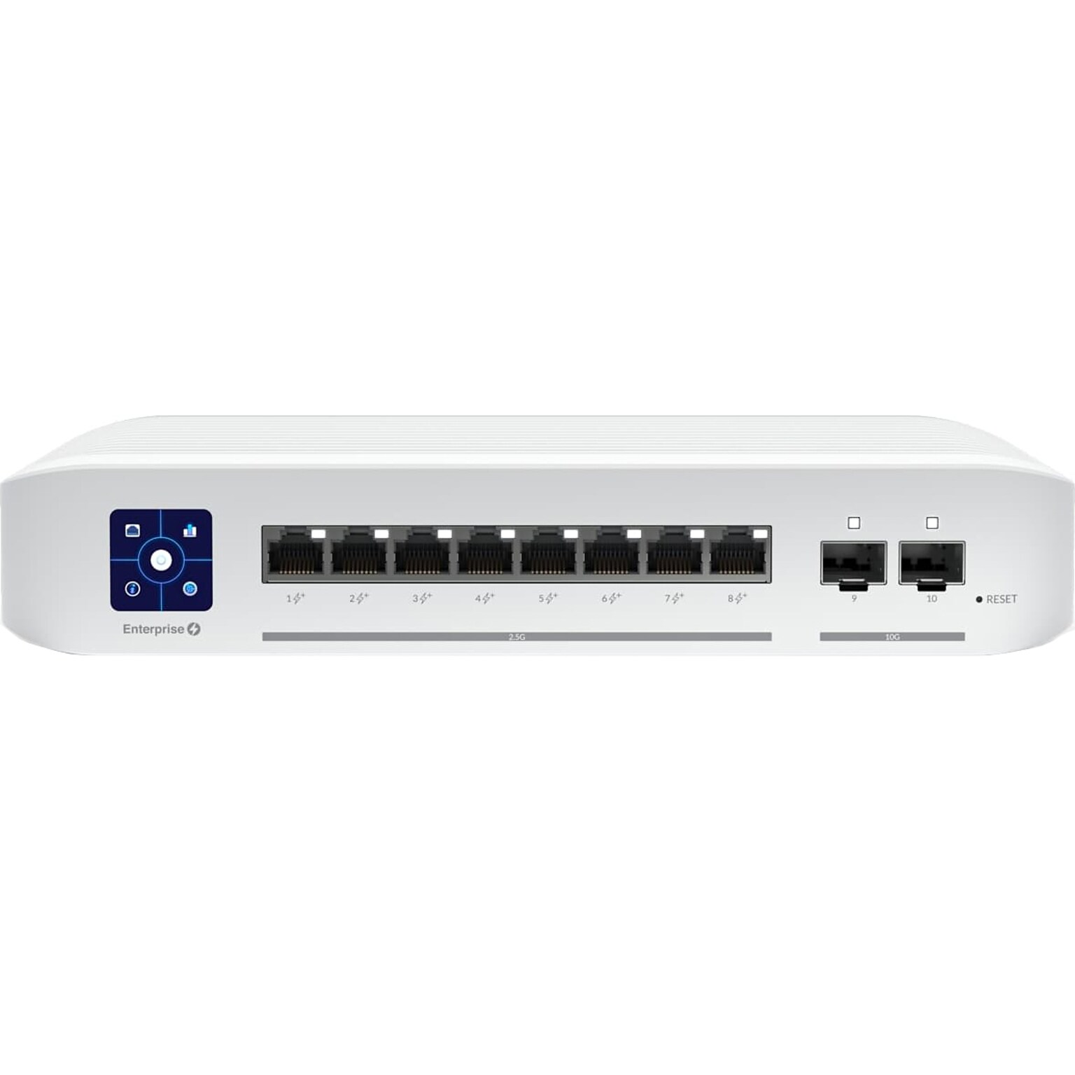 Ubiquiti UniFi Enterprise 8-Port Gigabit Ethernet PoE Managed Switch, White (USW-ENTERPRISE-8-POE)