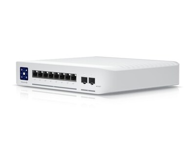 Ubiquiti UniFi Enterprise 8-Port Gigabit Ethernet PoE Managed Switch, White (USW-ENTERPRISE-8-POE)