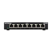 Netgear 300 Series 8-Port Gigabit Ethernet Unmanaged Switch, Black (GS308-300PAS)