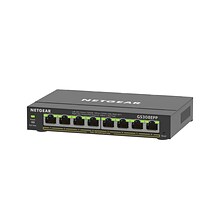 Netgear Plus 8-Port Gigabit Ethernet PoE Managed Switch, Black (GS308EPP-100NAS)