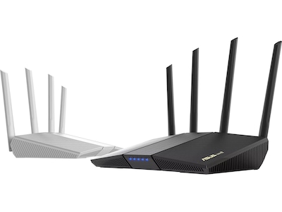 Asus AX1800 Dual Band MU-MIMO WiFi 6 Router, Black/Red (RTAX55)