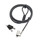 Mobile Edge Ultra-Slim Laptop Security Cable Lock, 6.5' (MEAKL1)