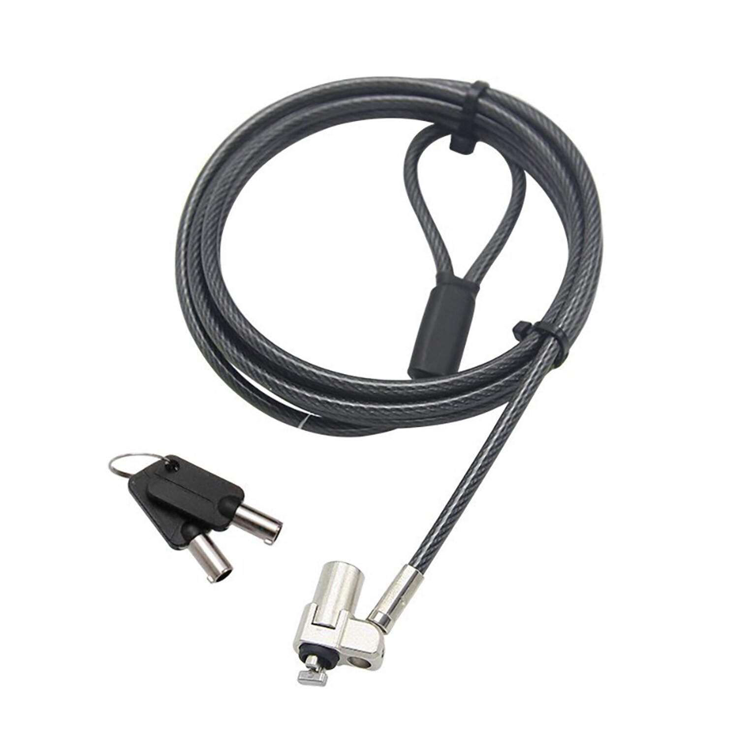 Mobile Edge Ultra-Slim Laptop Security Cable Lock, 6.5 (MEAKL1)
