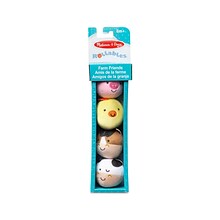 Melissa & Doug Rollables Farm Friends Infant and Toddler Toy, 4 Pieces