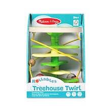 Melissa & Doug Rollables Treehouse Twirl Infant and Toddler Toy, 3 Pieces