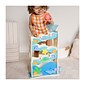 Melissa & Doug Rollables Wooden Ocean Slide Infant and Toddler Toy, 5 Pieces