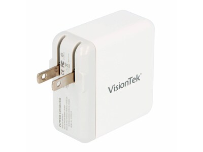VisionTek USB-C 30W Quick Charger, White (901282)