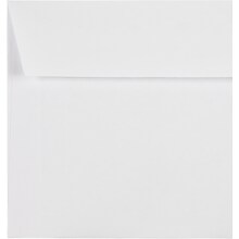 JAM Paper #10 Regular Envelopes, Peel & Seal, 24lb, 4 1/8 x 9 1/2, White, 250 Pack (75746-250)